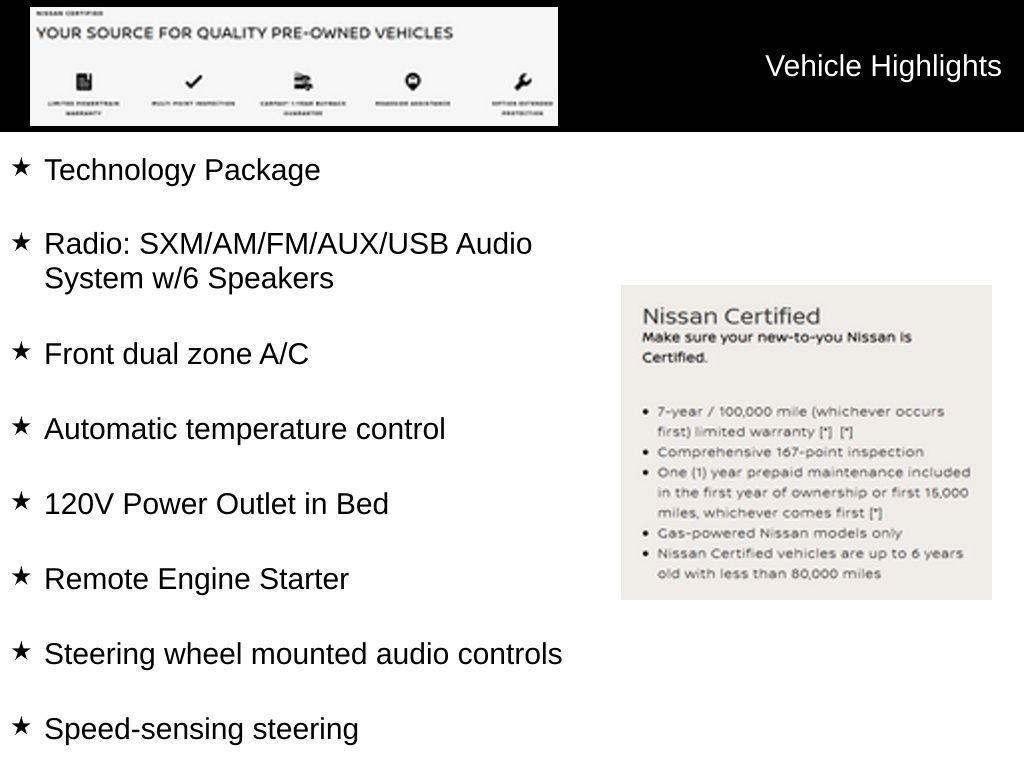 used 2022 Nissan Frontier car, priced at $35,999