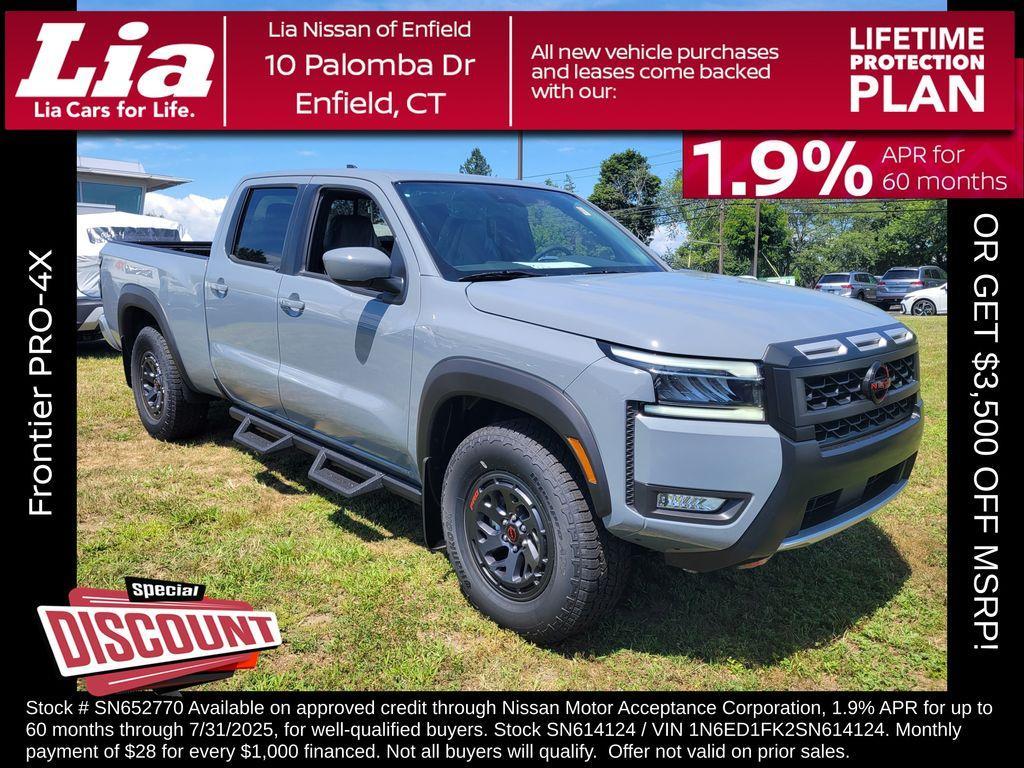 new 2025 Nissan Frontier car, priced at $43,785