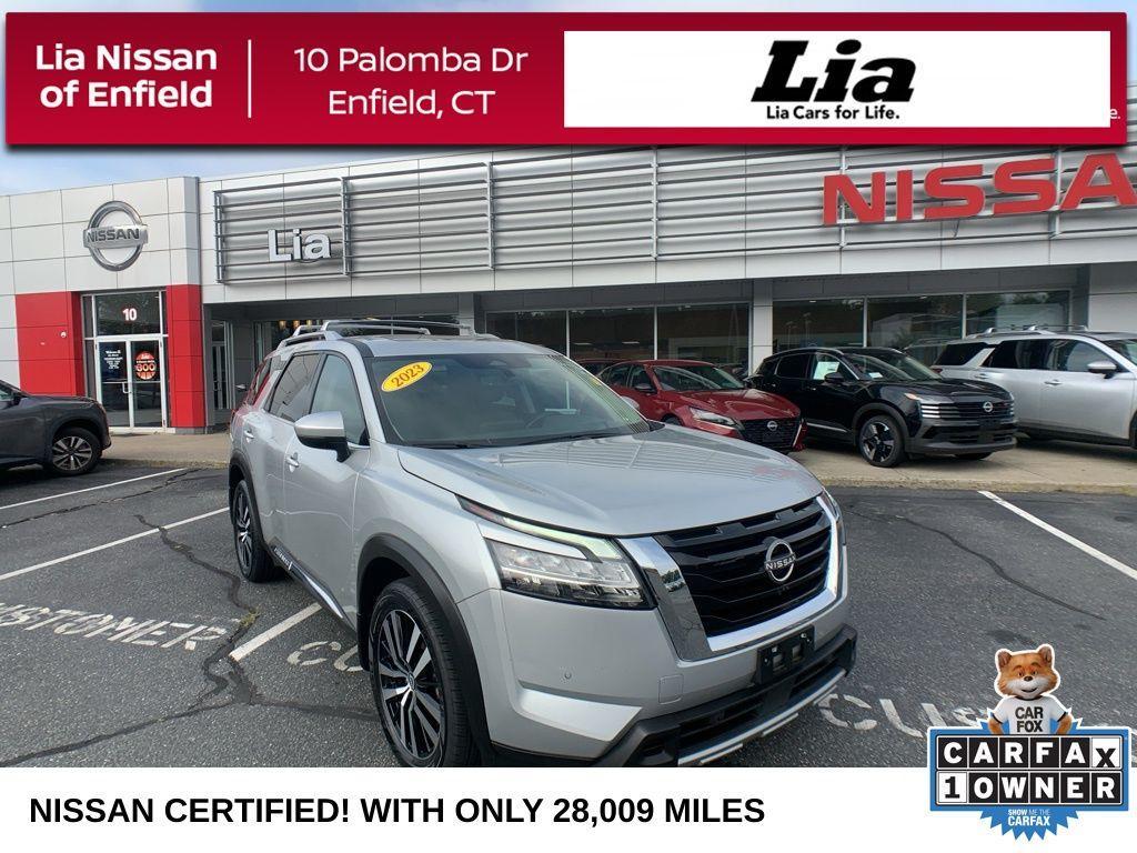 used 2023 Nissan Pathfinder car, priced at $37,599
