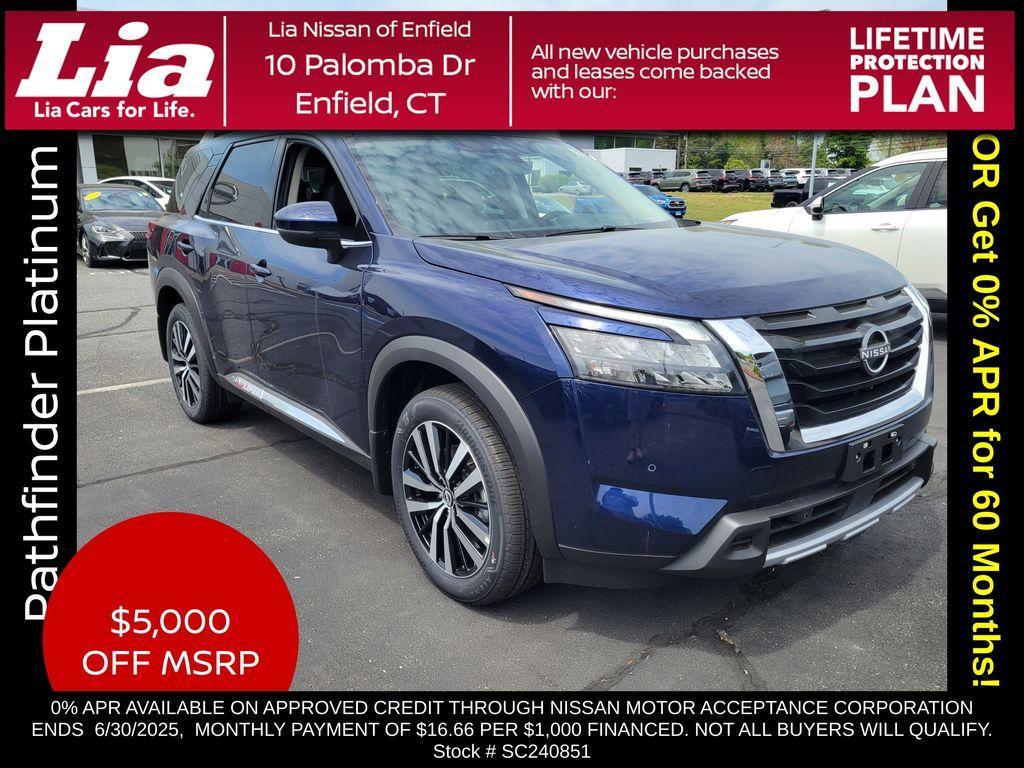 new 2025 Nissan Pathfinder car, priced at $54,230