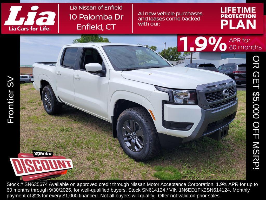 new 2025 Nissan Frontier car, priced at $37,580