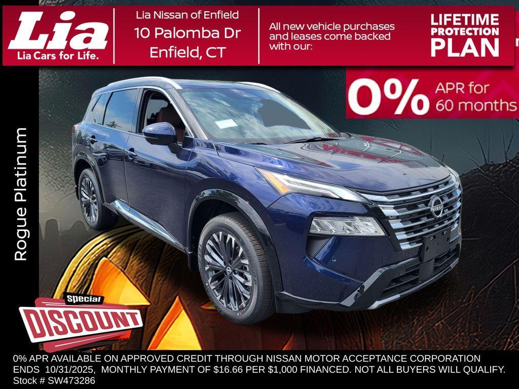 new 2025 Nissan Rogue car, priced at $44,575