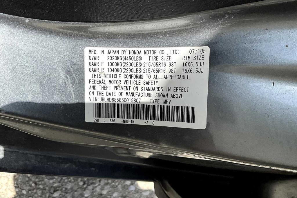 used 2005 Honda CR-V car, priced at $6,991
