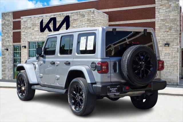 used 2021 Jeep Wrangler Unlimited 4xe car, priced at $32,999