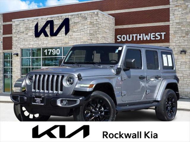 used 2021 Jeep Wrangler Unlimited 4xe car, priced at $32,999