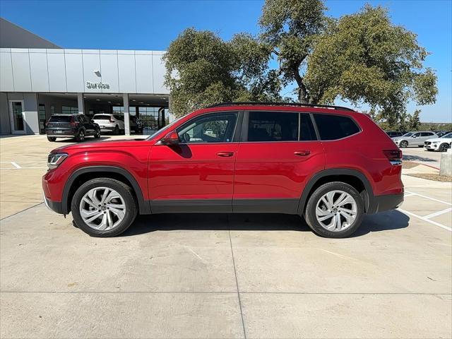 used 2021 Volkswagen Atlas car, priced at $25,700