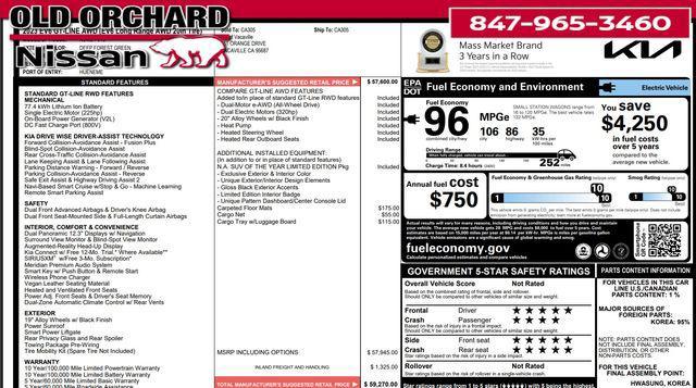 used 2023 Kia EV6 car, priced at $28,997