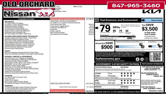 used 2023 Kia EV6 car, priced at $26,777