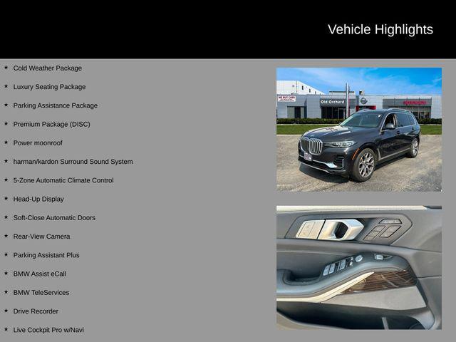 used 2021 BMW X7 car, priced at $44,972