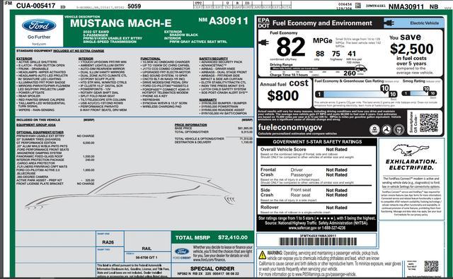 used 2022 Ford Mustang Mach-E car, priced at $31,931