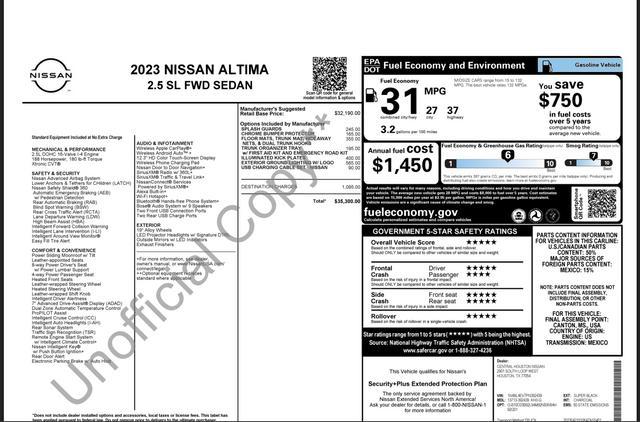 used 2023 Nissan Altima car, priced at $19,991