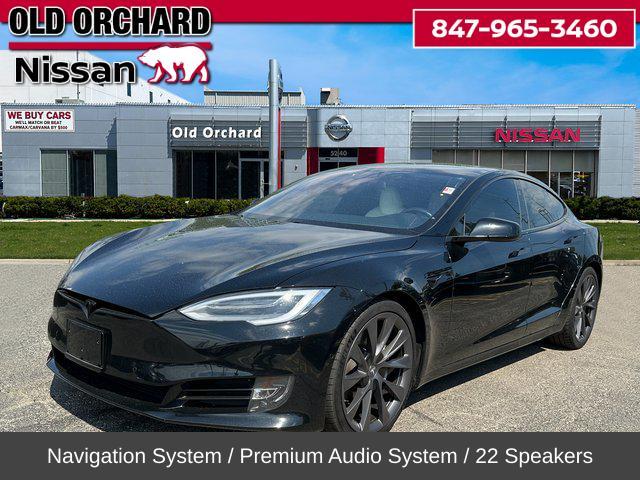 used 2021 Tesla Model S car, priced at $47,777