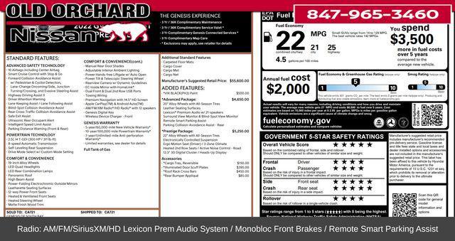 used 2022 Genesis GV80 car, priced at $41,972