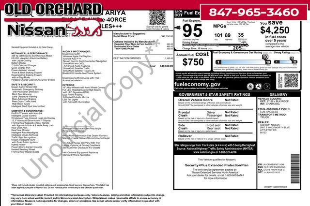 used 2023 Nissan ARIYA car, priced at $21,992