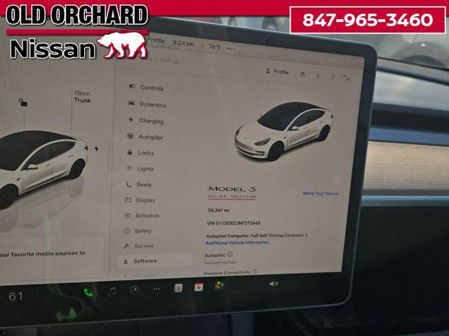 used 2022 Tesla Model 3 car, priced at $26,888