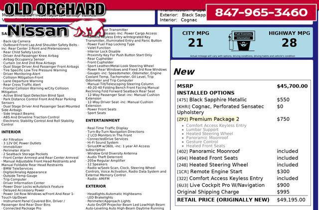 used 2022 BMW X3 car, priced at $32,972
