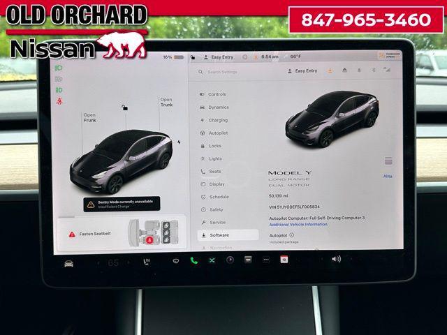 used 2020 Tesla Model Y car, priced at $24,888
