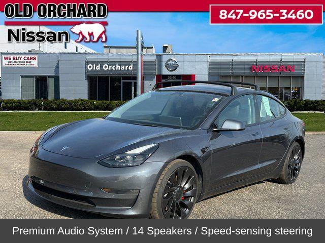 used 2022 Tesla Model 3 car, priced at $29,929