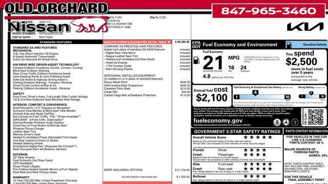 used 2023 Kia Telluride car, priced at $35,444