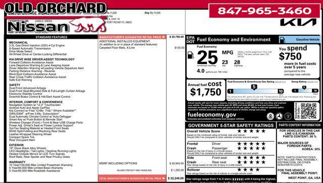 used 2023 Kia Sportage car, priced at $23,222