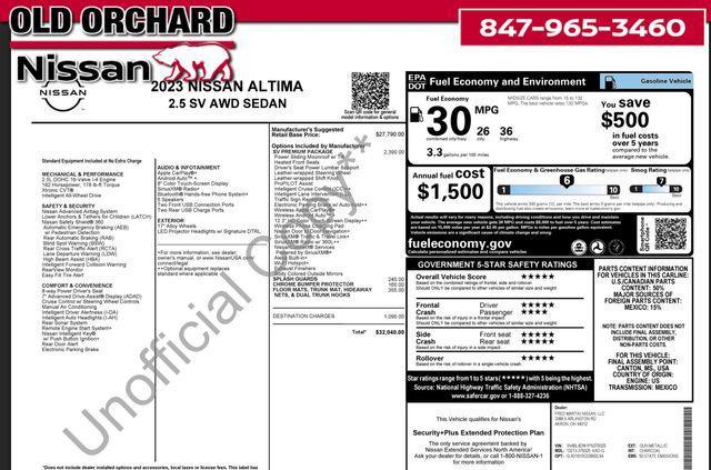 used 2023 Nissan Altima car, priced at $19,997