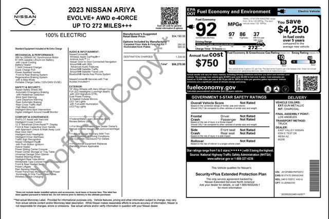 used 2023 Nissan ARIYA car, priced at $24,681