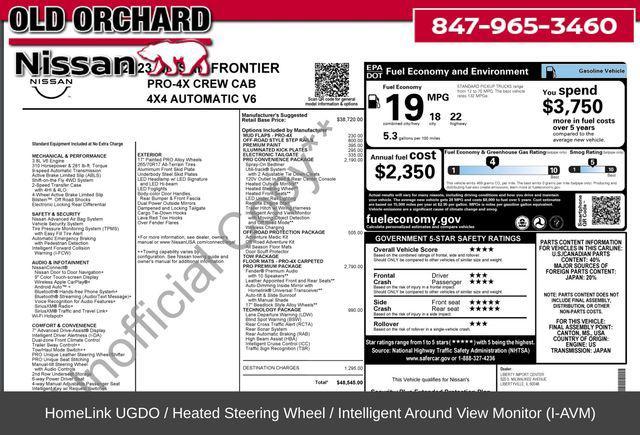 used 2023 Nissan Frontier car, priced at $34,972