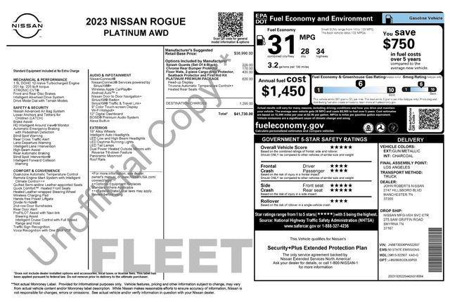 used 2023 Nissan Rogue car, priced at $31,931