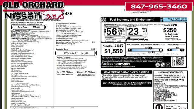 used 2023 Jeep Grand Cherokee 4xe car, priced at $31,888