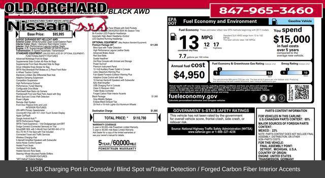 used 2024 Dodge Durango car, priced at $78,444