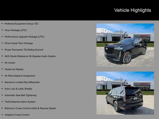 used 2021 Cadillac Escalade car, priced at $69,972