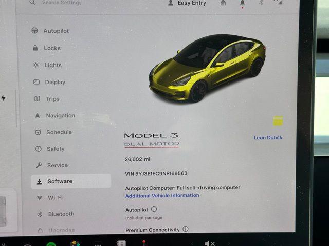 used 2022 Tesla Model 3 car, priced at $32,932