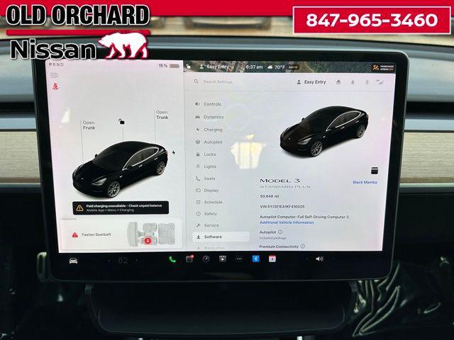 used 2019 Tesla Model 3 car, priced at $20,772