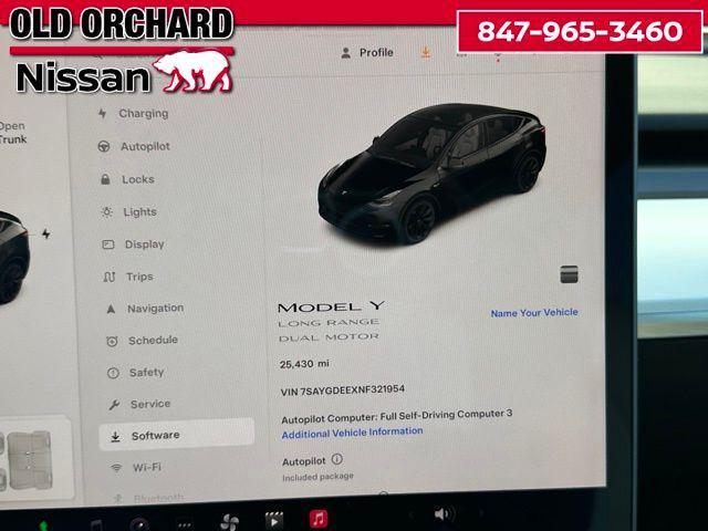 used 2022 Tesla Model Y car, priced at $29,372