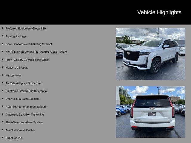 used 2022 Cadillac Escalade car, priced at $77,972