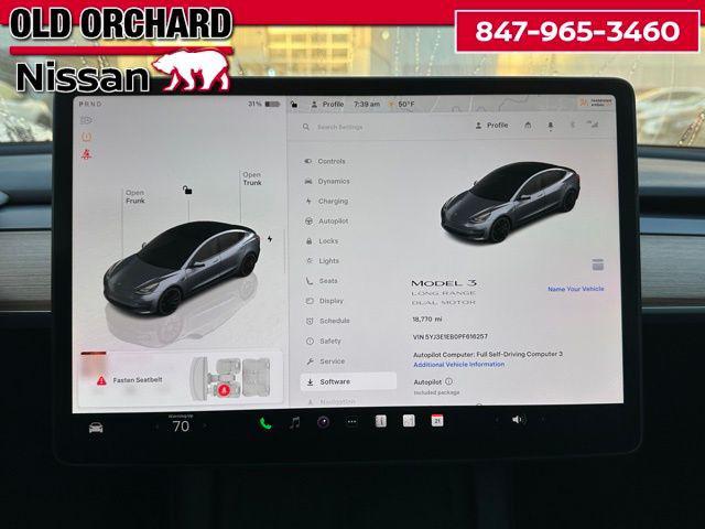used 2023 Tesla Model 3 car, priced at $28,333