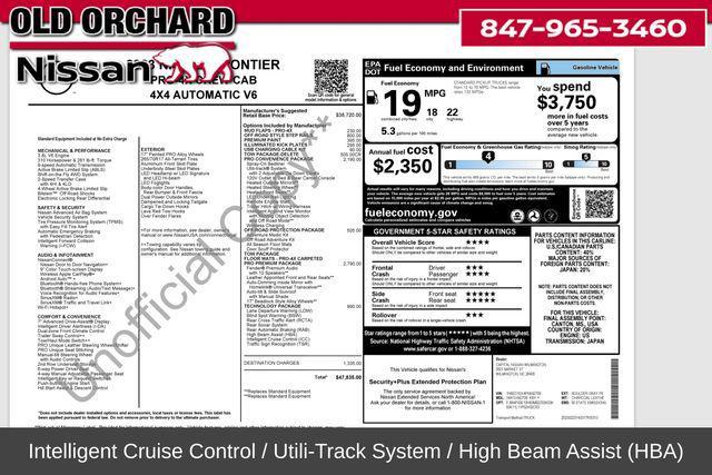 used 2023 Nissan Frontier car, priced at $34,372