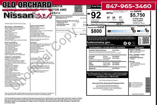 used 2024 Nissan ARIYA car, priced at $25,444