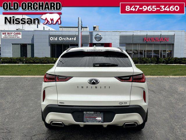 used 2022 INFINITI QX55 car, priced at $26,444