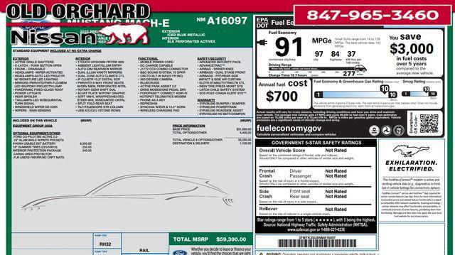 used 2022 Ford Mustang Mach-E car, priced at $24,527