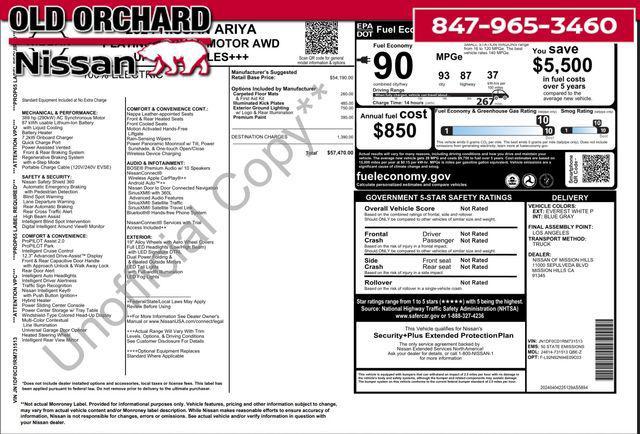 used 2024 Nissan ARIYA car, priced at $29,997