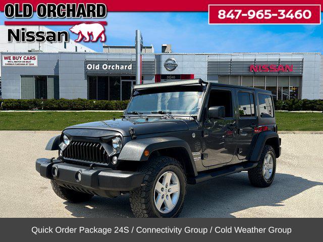 used 2017 Jeep Wrangler Unlimited car, priced at $21,772