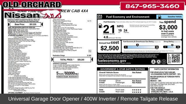 used 2025 Ram 1500 car, priced at $40,222