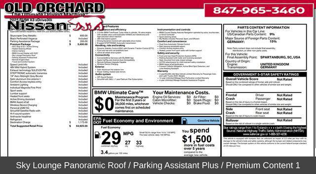used 2025 BMW X3 car, priced at $42,972