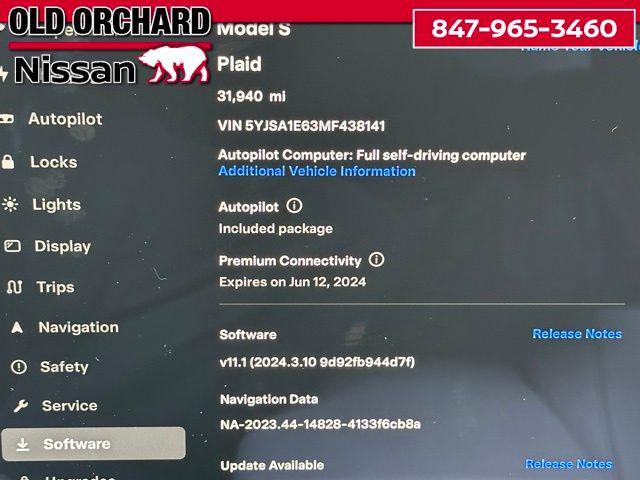 used 2021 Tesla Model S car, priced at $45,972