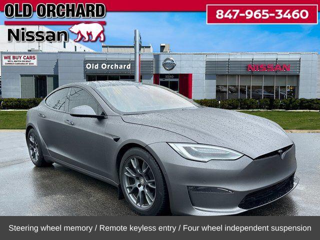 used 2021 Tesla Model S car, priced at $45,972