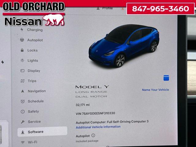 used 2022 Tesla Model Y car, priced at $27,777