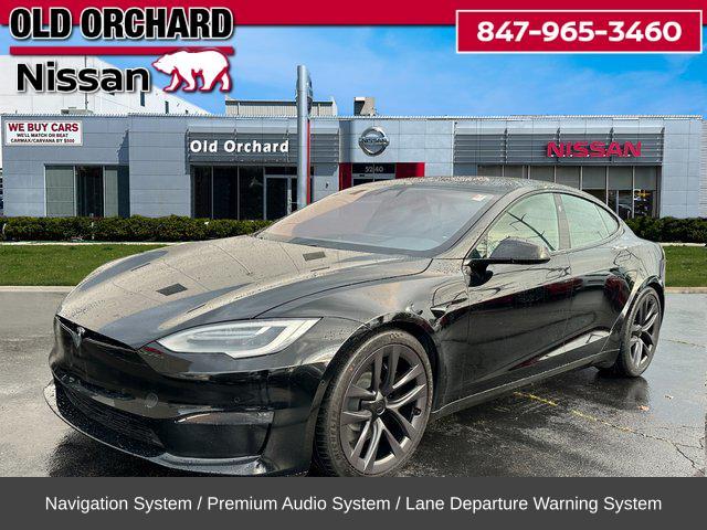 used 2021 Tesla Model S car, priced at $53,972