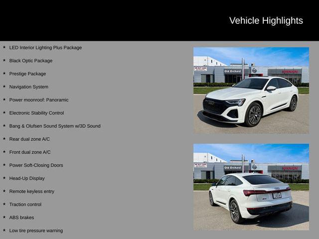 used 2024 Audi Q8 e-tron car, priced at $57,972