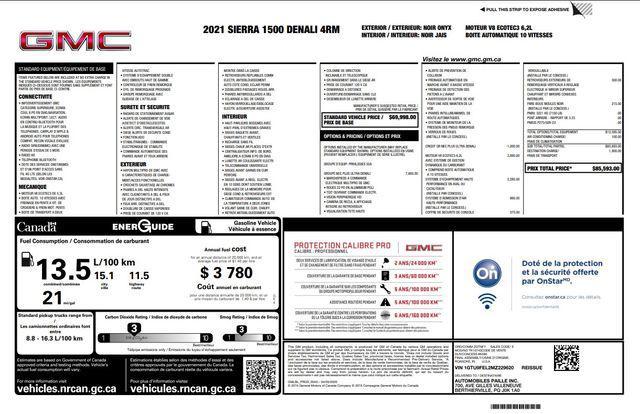 used 2021 GMC Sierra 1500 car, priced at $45,945